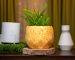 Handloom Drop Texture Octagon Pot
